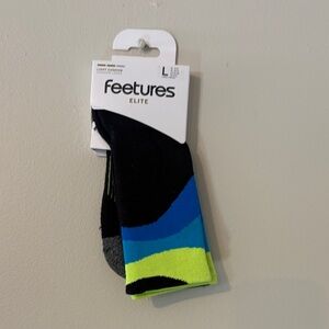 Elite Unisex Black, Blue, and Green Athletic Socks